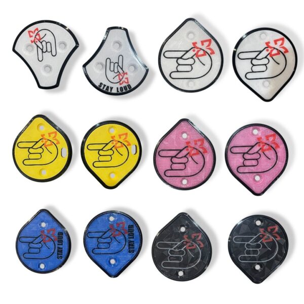 Decorative Plates for Skydiving Helmets – Models G3, G35 & G4